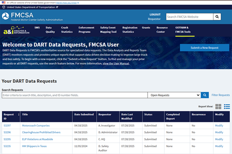 DART online tool