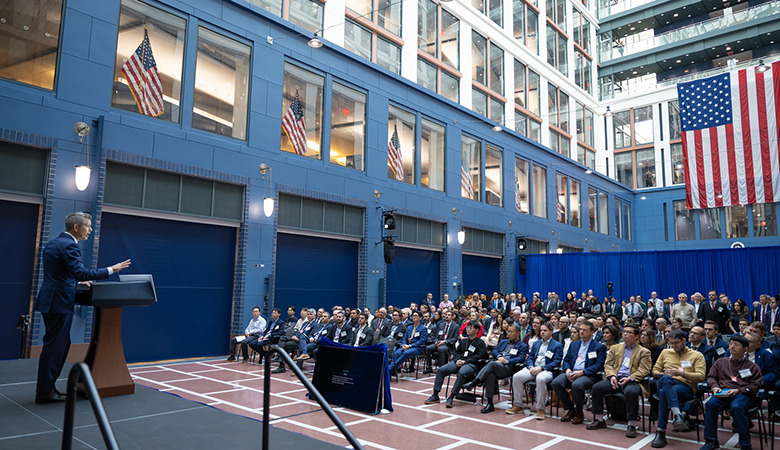 Transportation Secretary Duffy speaking at ARPA-I Bootcamp at DOT HQ