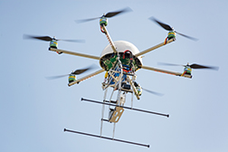 A photo of a drone.