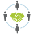 Collaboration and Partnership graphic