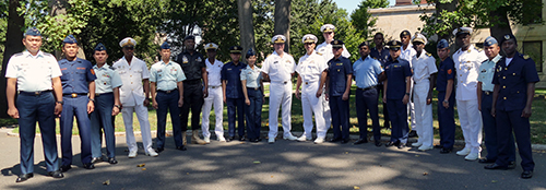 Image of participants in Volpe’s 3rd annual maritime domain awareness at the U.S. Merchant Marine Academy