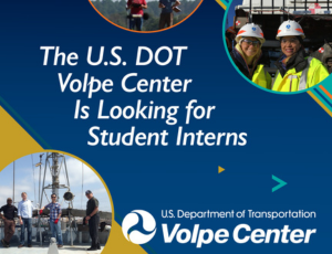 Colorful image that says "We're Hiring Student Interns"