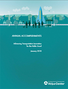 Report cover for Volpe's annual accomplishments.