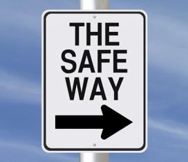 (123RF photo) "The Safe Way" street sign