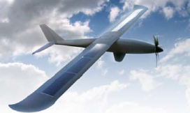 Image Credit: Silent FalconTM UAS Technologies UAS Technologies Silent Falcon plane flying in the sky