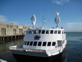 Hybrid ferry to Alcatraz Island