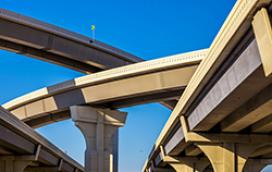 An elevated expressway