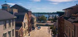 A town block in New Bedford Whaling National Historical Park
