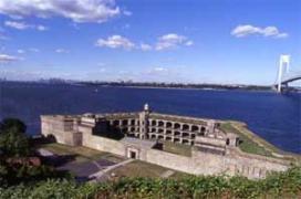 Fort Wadsworth in the New York Harbor