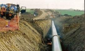 The U.S. DOT's SBIR program, administered by Volpe, released the second solicitation of the fiscal year. Six research topic descriptions are included from the Department's operating administrations—one of which is the Pipeline and Hazardous Material Safety Administration. (Michael Trolove/Wikimedia Commons photo) Pipeline in the ground with machinery on left