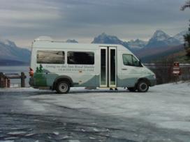 Going-to-the-Sun Road Shuttle at Glacier National Park