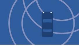 Illustration of connected vehicle technology