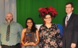 Innovation Challenge winning team members.